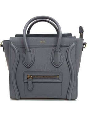 Celine Luggage Nano Handbag 2-Way Gold